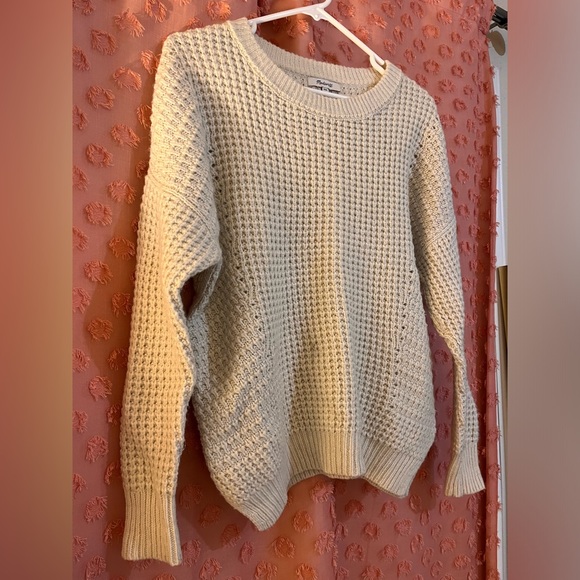 Madewell Sweaters - XXS, Madewell, cream, chunky knit sweater.